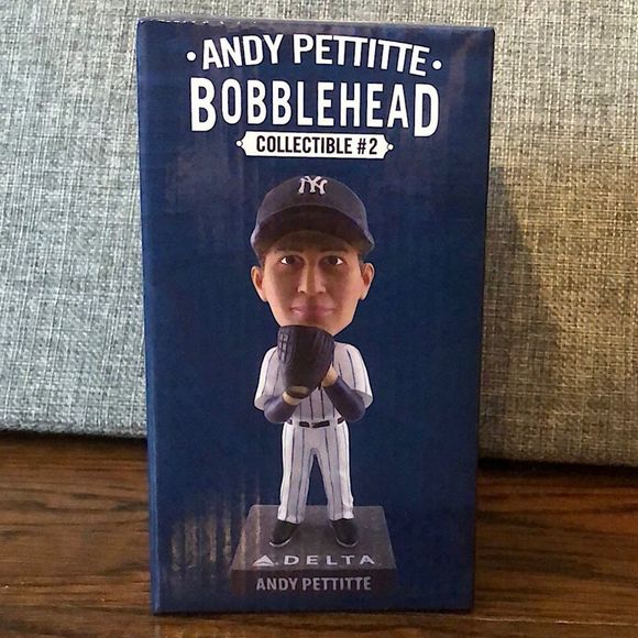 NEW YORK YANKEES Andy Pettitte Bobblehead NIB SGA - Picture 9 of 9